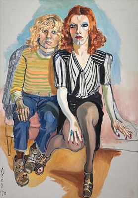 Jackie Curtis and Ritta Redd 1970 Oil on Canvas 152.4 x 106.4 cm <br /> The Cleveland Museum of Art, Leonard C. Hanna Jr. Fund 2009.345