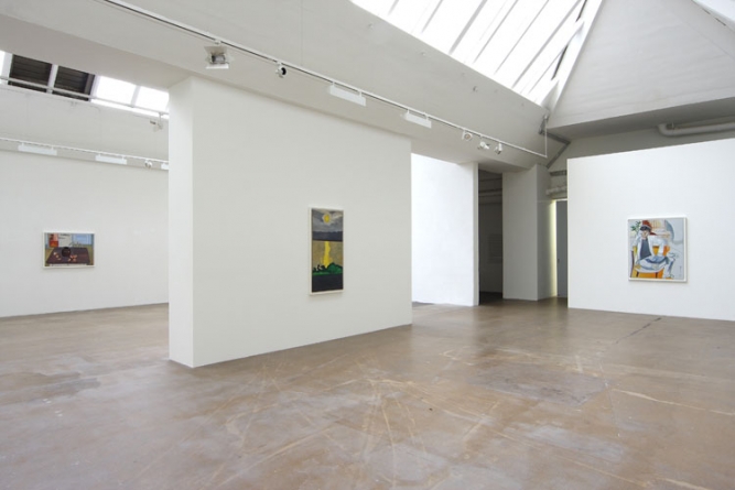 Installation view of Scheiblermitte 2010; photo Wiley Hoard