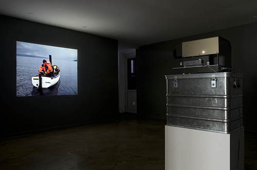 Simon Starling in Capturing Time. Photo Aurelien Mole