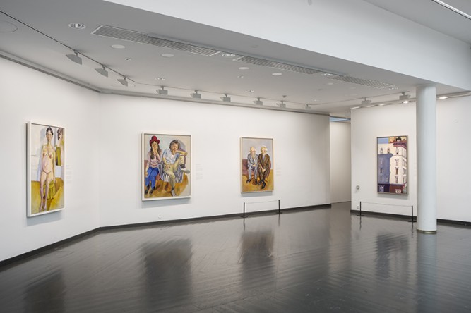 Installation view: Alice Neel: Painter of Modern Life, Ateneum Art Museum, Helsinki.<br /> Photo Jenni Nurminen / Finnish National Gallery